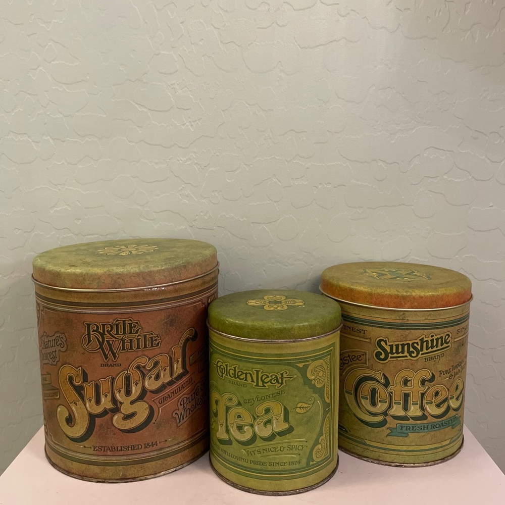 Ballonoff Vintage 3 Piece Canister Set